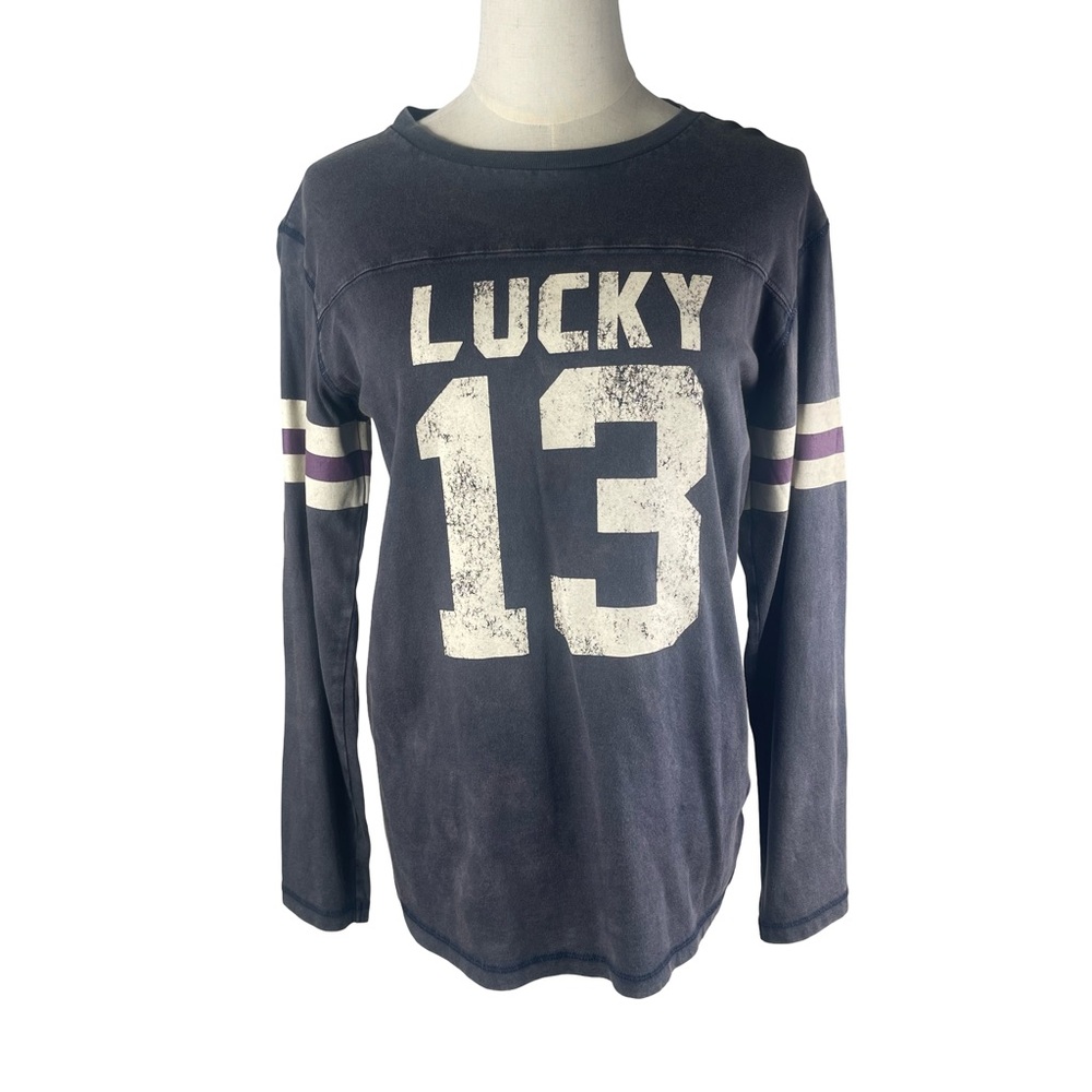 Lucky Brand  Y2K Boys Youth Long Sleeve Crew Neck  Cotton Shirt  Size L  NWT
